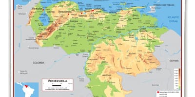 Kart yüksəkliklərdə Venesuela 