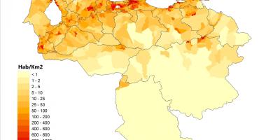 Venesuela kart əhalinin sıxlığı 