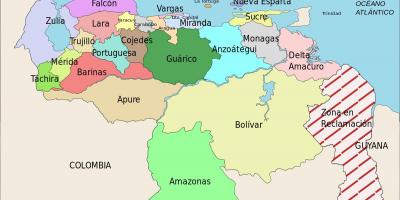 Kart Venesuela dövlətləri
